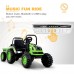 UENJOY 6V Tractor Powered Ride-On with Detachable Wagon, Remote Control, Music, Horn, Spring Suspension